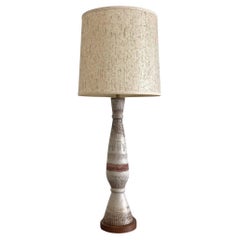 Große skulpturale Keramik-Tischlampe aus den 1950er Jahren von Marianna Von Allesch