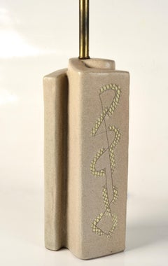 Marianna Von Allesch Mid Century Modern Art Pottery Table Lamp