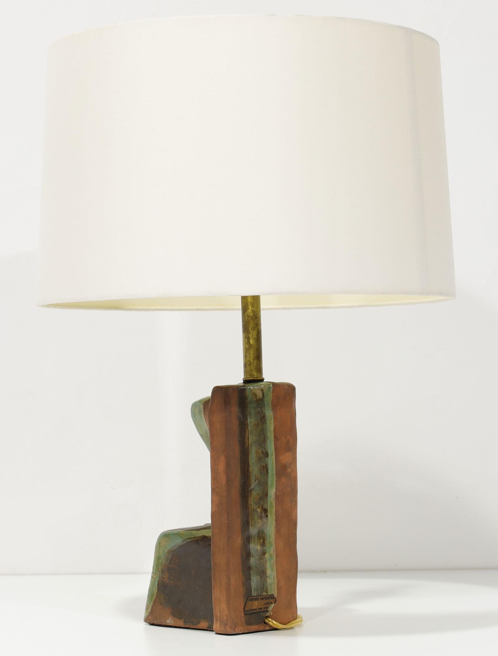 Mid-Century Modern Marianna von Allesch Sculptural Table Lamp For Sale