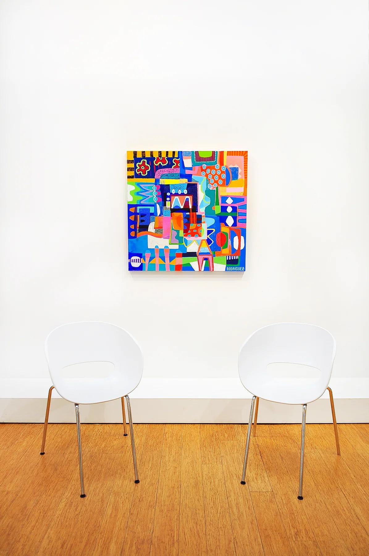 Joy Factory - Abstract Painting by Marianne Angeli Rodriguez