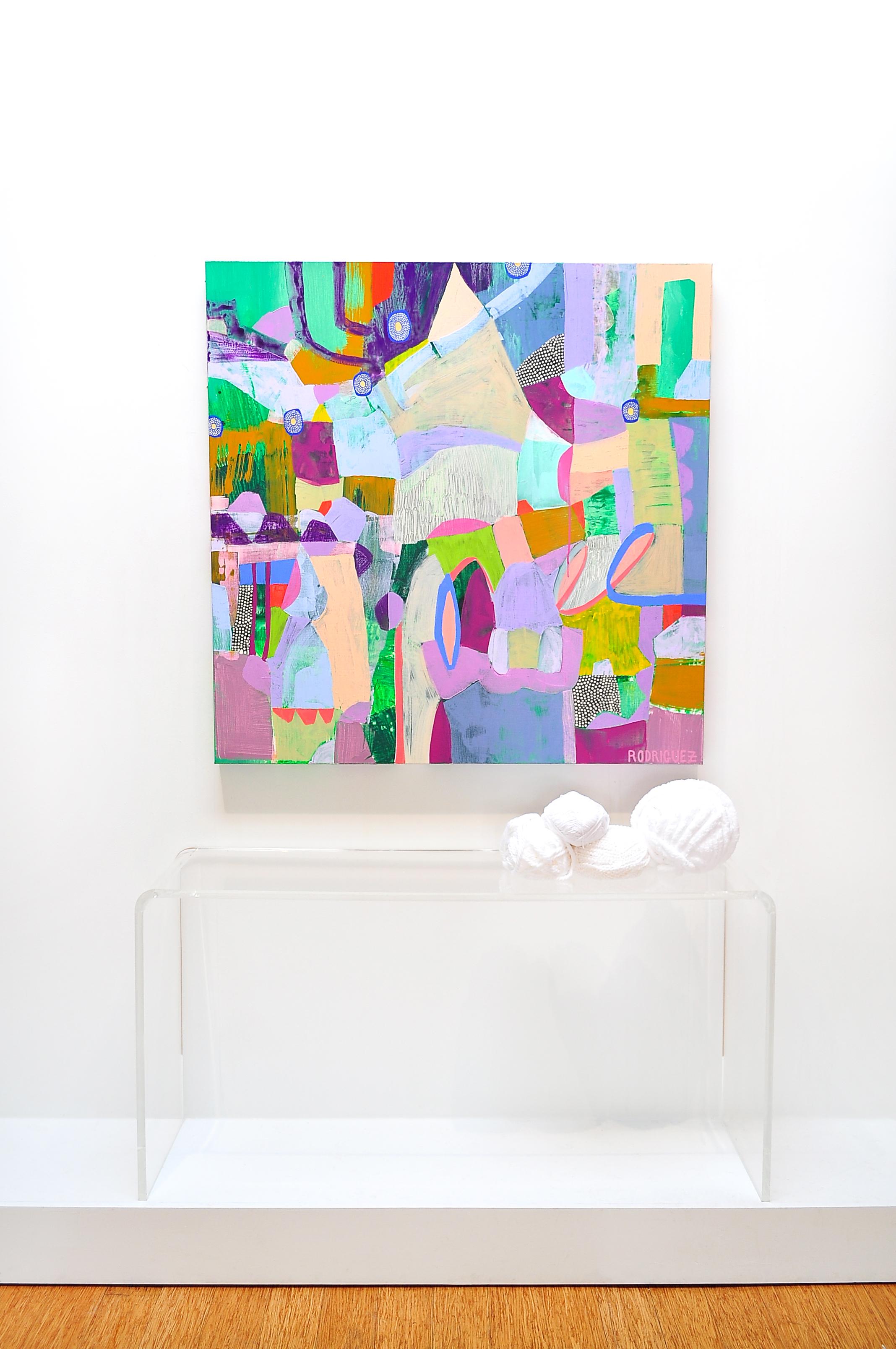 Cantare insieme alla nostra canzone preferita - Painting Astratto di Marianne Angeli Rodriguez