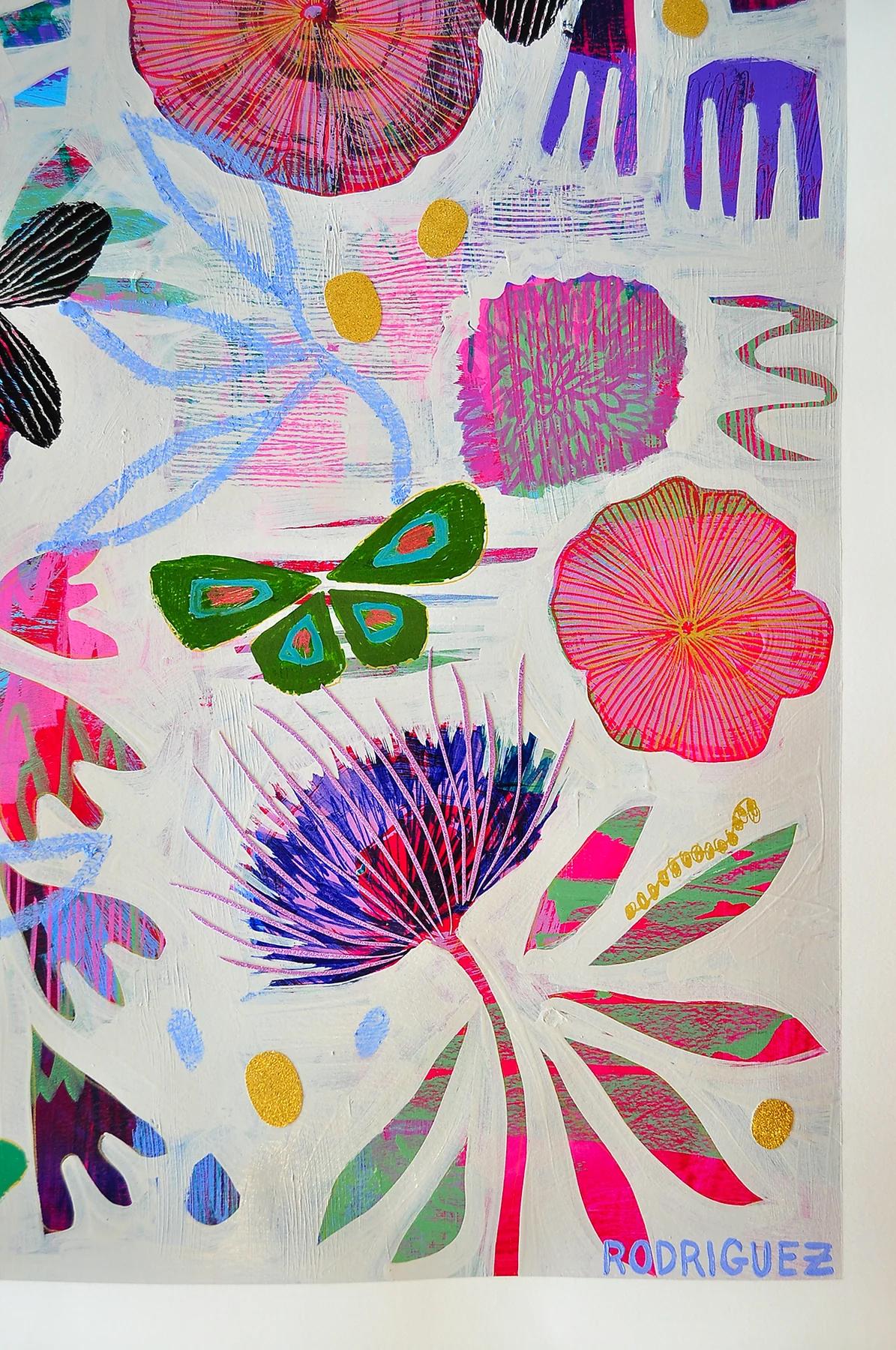 Spring Floral Study on Paper For Sale 7
