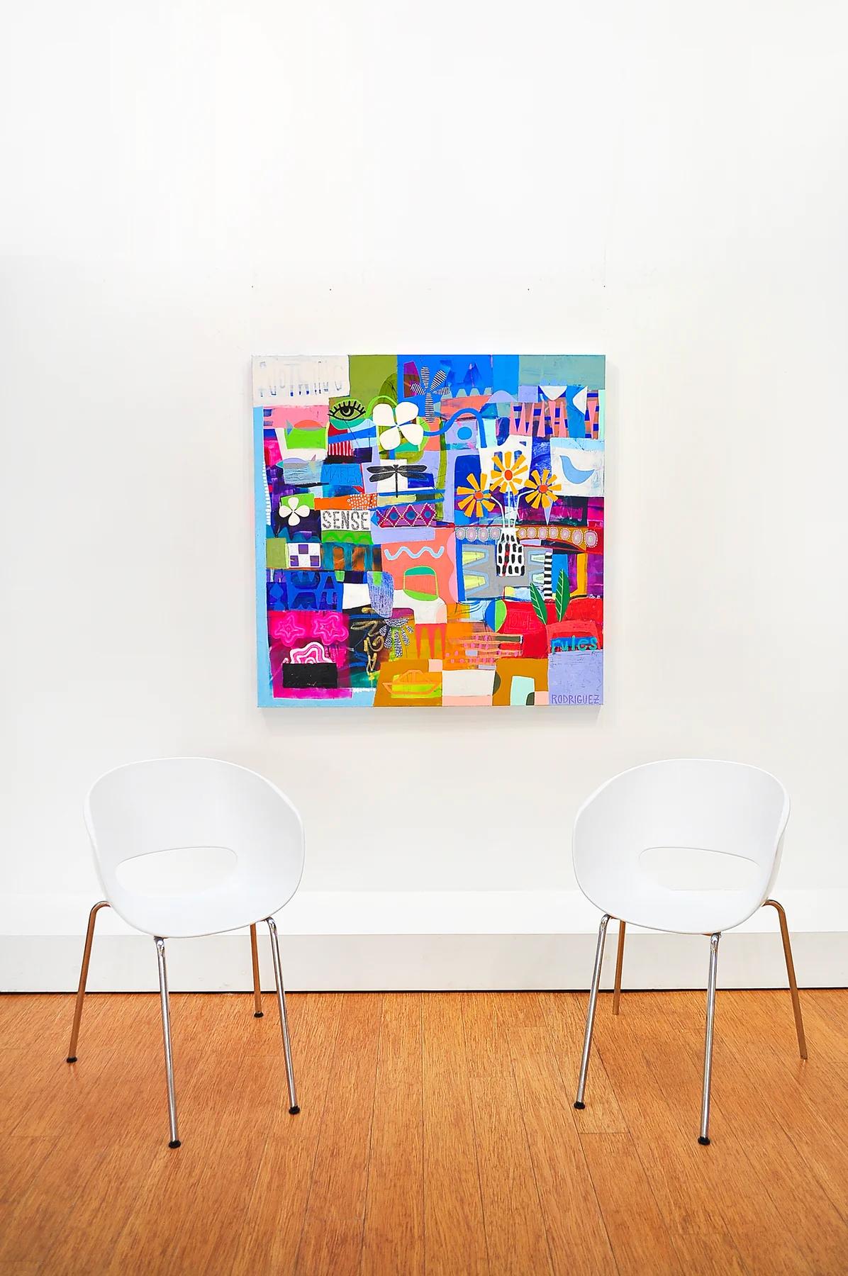 Still Love Rules - Abstract Painting by Marianne Angeli Rodriguez