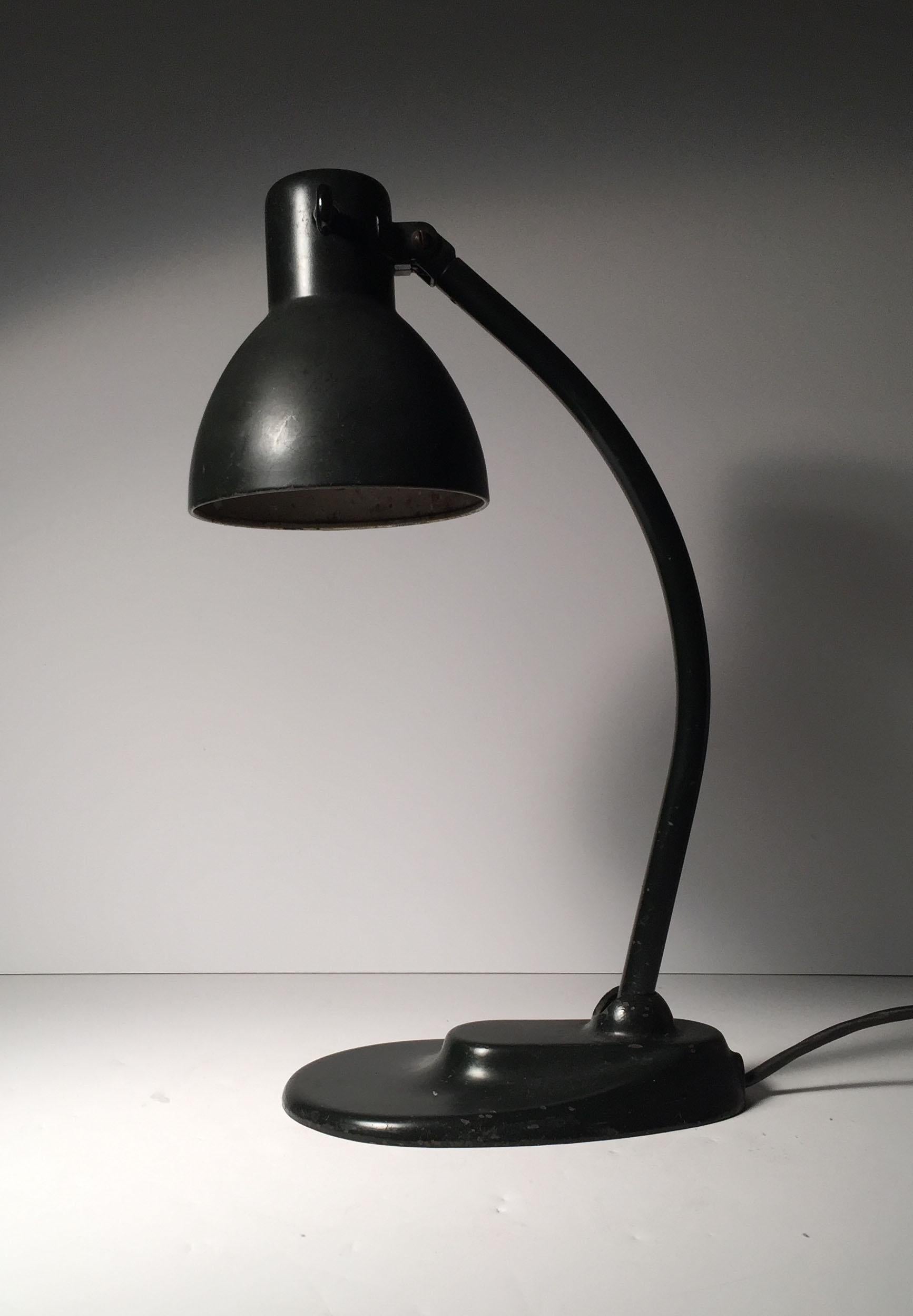 German Marianne Brandt Bauhaus Desk Lamp Kandem for Körting & Mathiesen, 1928 For Sale
