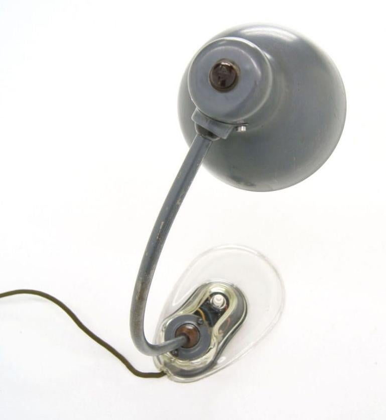 Mid-Century Modern Marianne Brandt for Kandem Glass Base Table Desk Lamp For Sale
