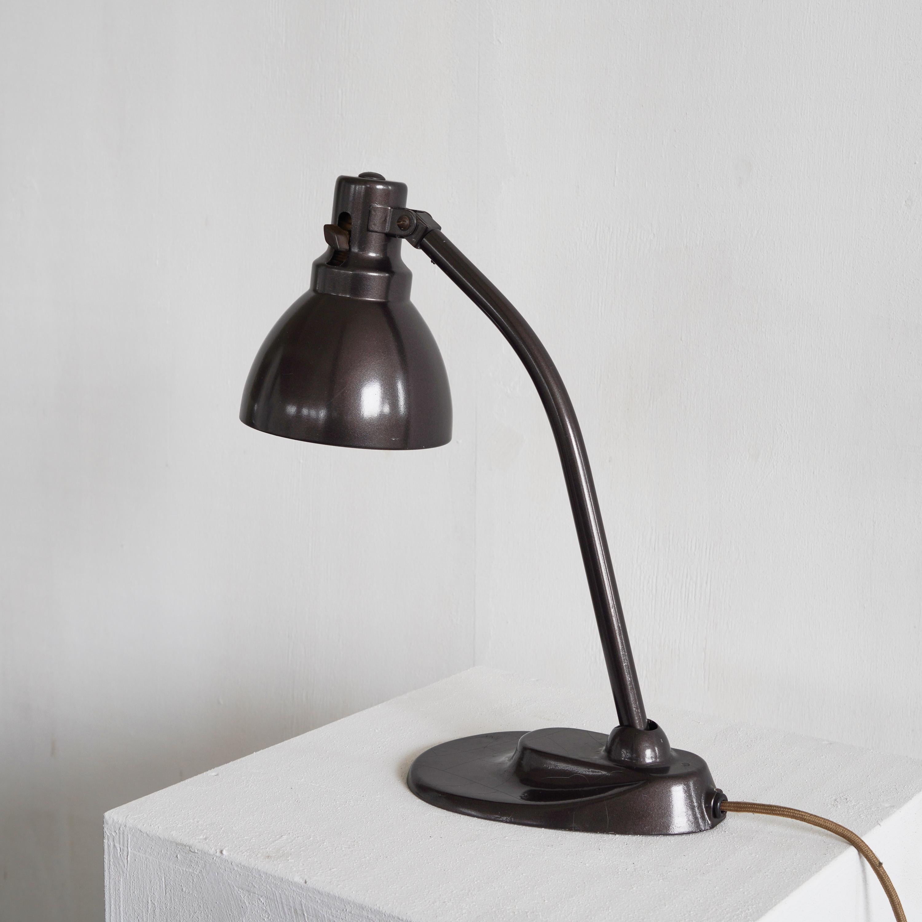 German Marianne Brandt & Hin Bredendieck Bauhaus Desk Lamp For Sale