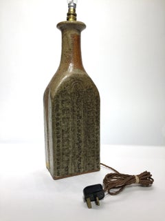 Marianne de Trey Designed Stoneware Table Lamp for Dartington Pottery circa 1950