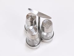 Marianne Denzel Salt And Pepper Menage Condiment Set, Berndorf, Austria, 1960s