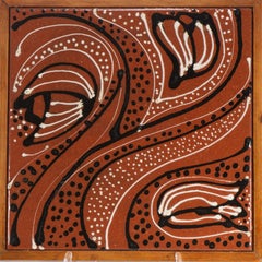 Marianne Hammett Decorative Tile, American Studio Pottery 1960s