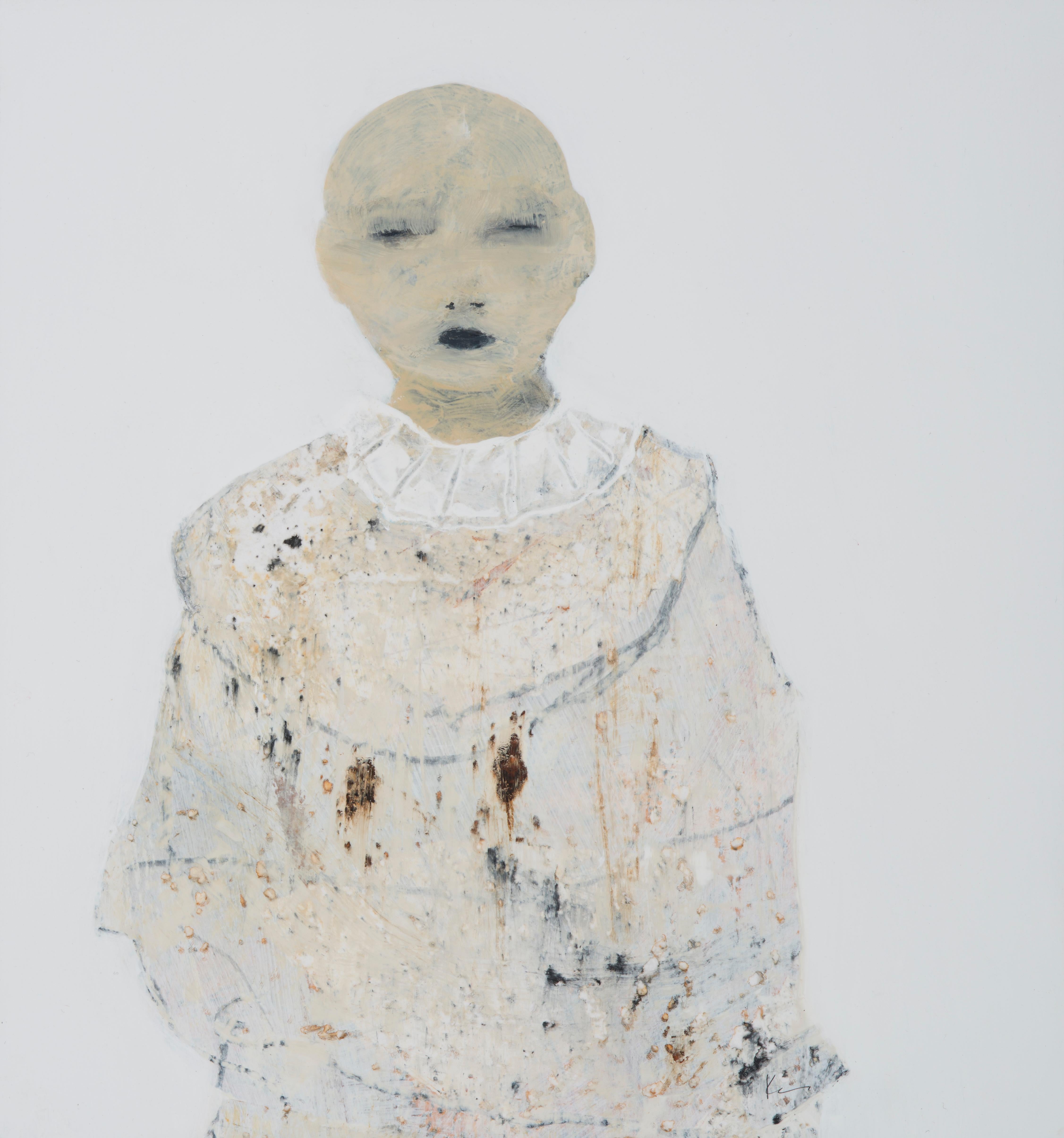 Marianne Kolb Portrait Painting - The White Paintings No. 6