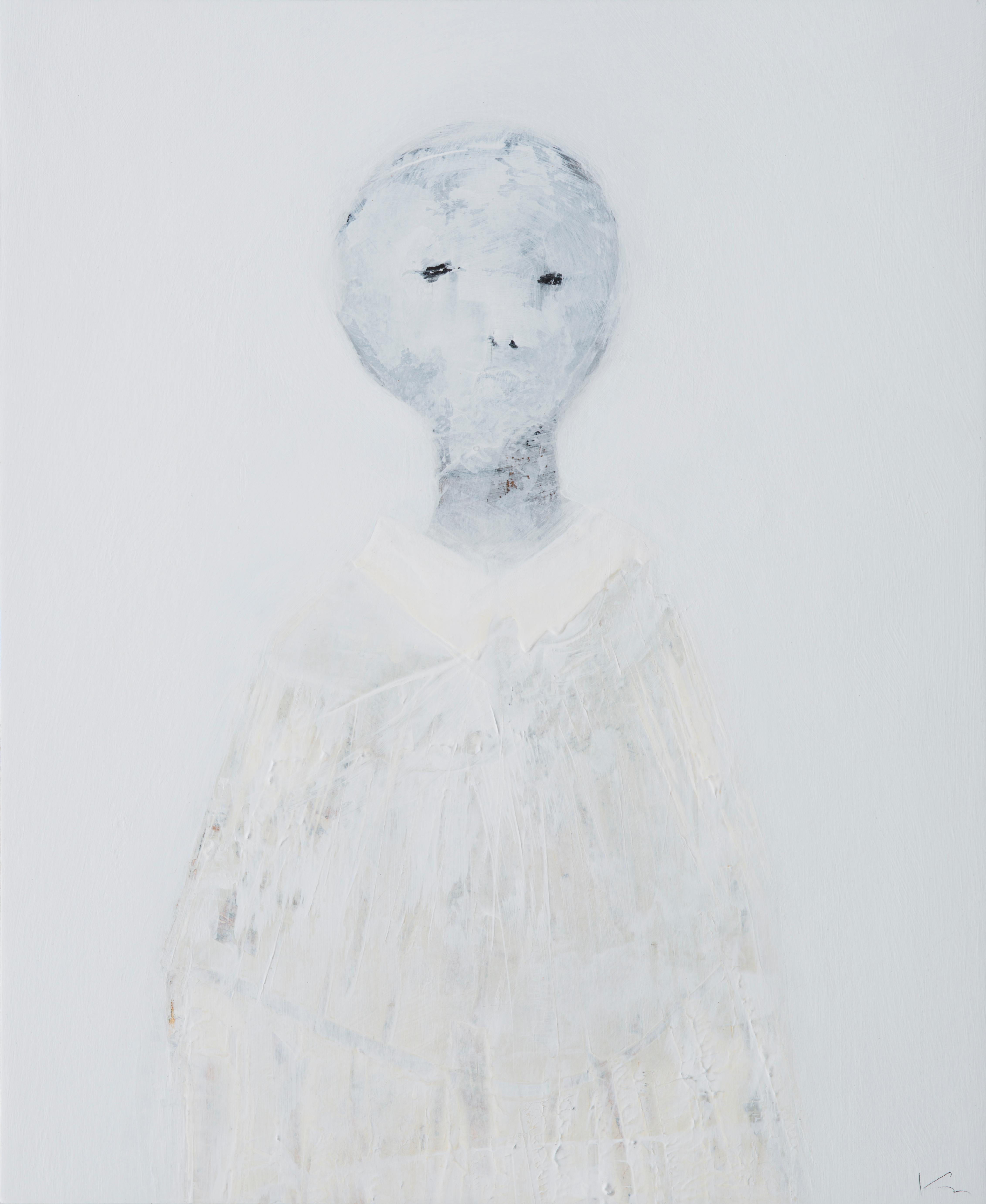 Marianne Kolb Portrait Painting - The White Paintings No. 8