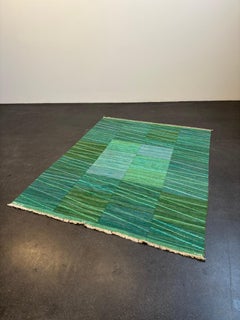 Marianne Richter ‘Sargasso, grön’ flat weave rug for MMF, 1968