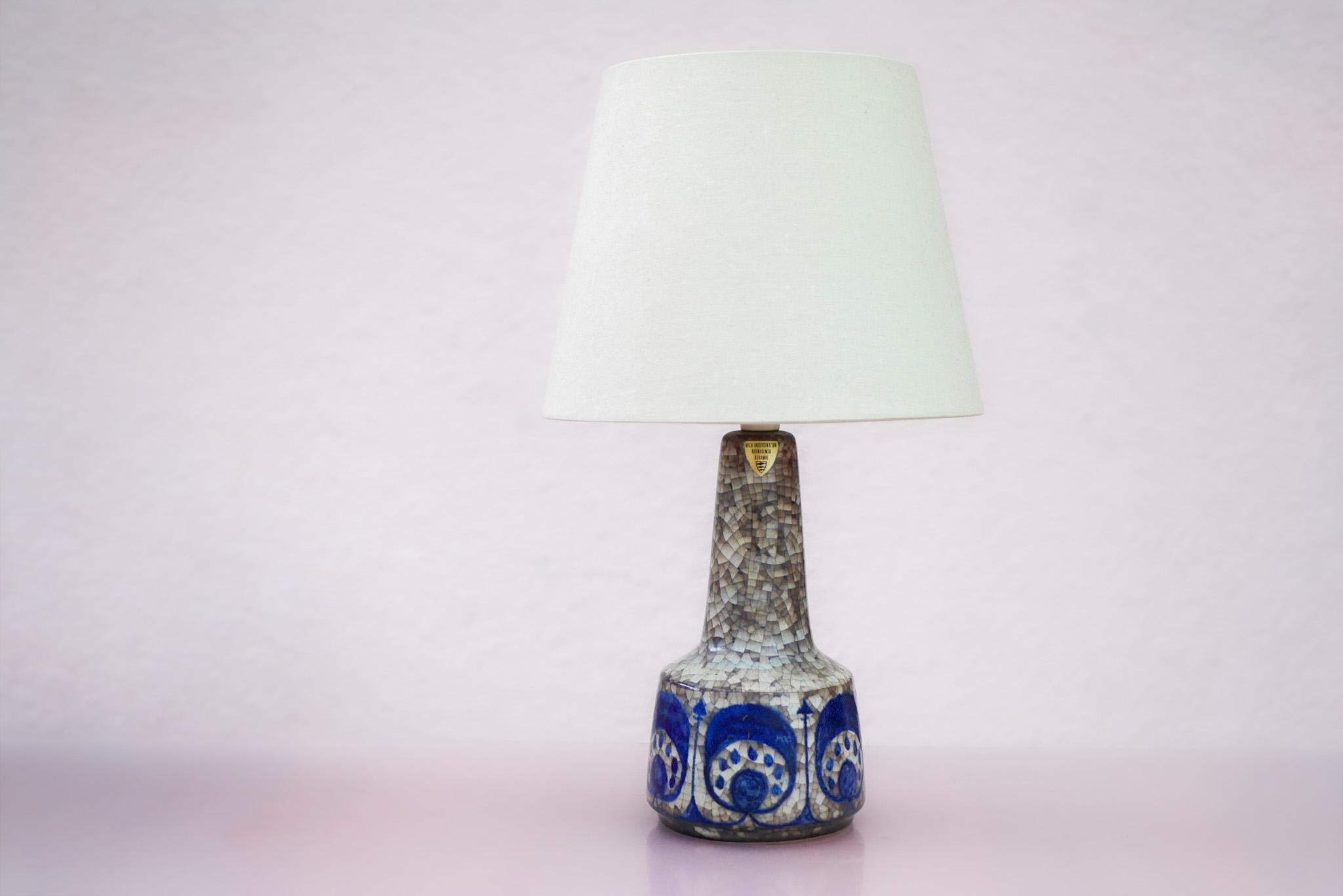 Marianne Starck Mid-century Persia Glaze table lamp from M. Andersen Denmark en venta 6