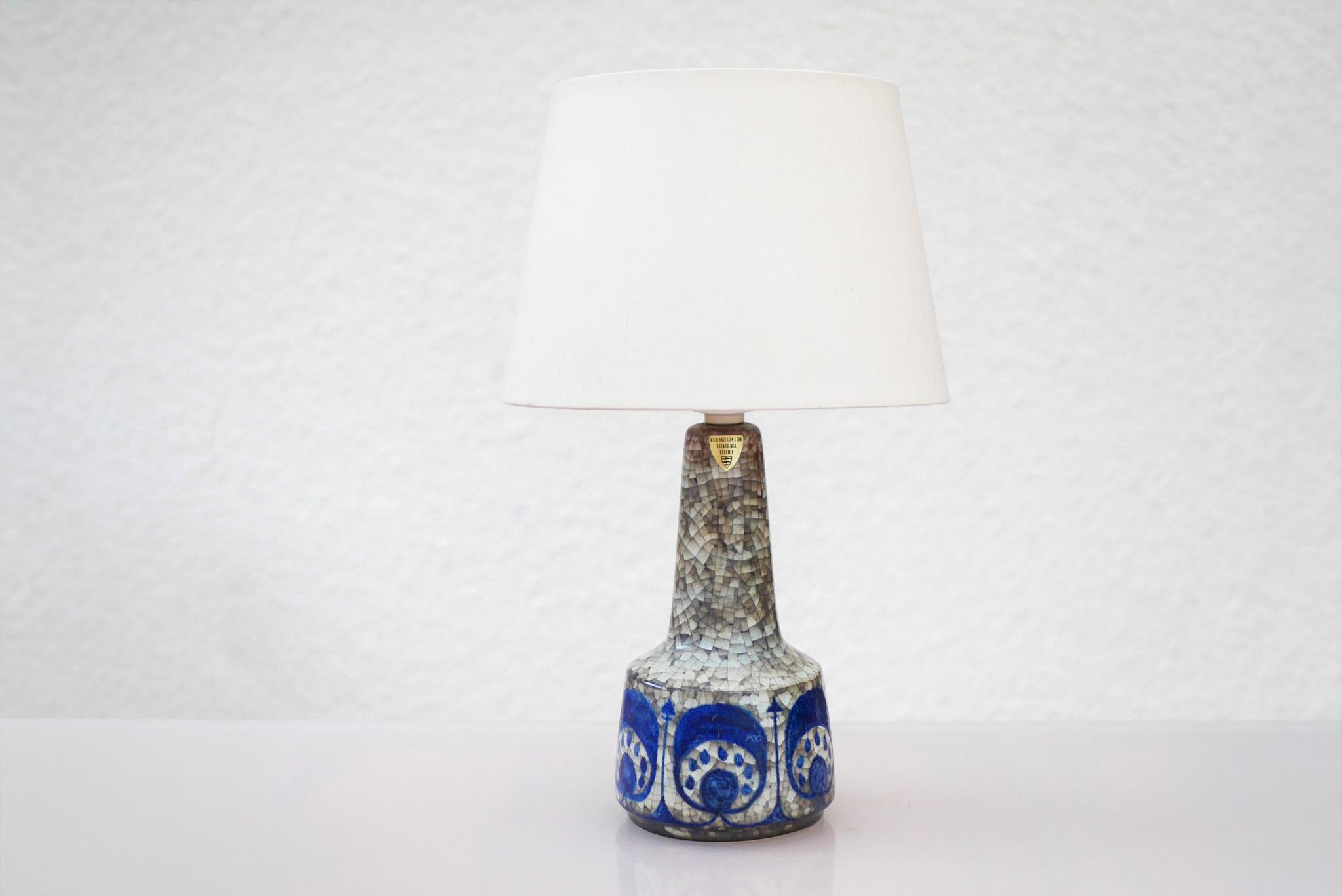 Marianne Starck Mid-century Persia Glaze table lamp from M. Andersen Denmark en venta 8
