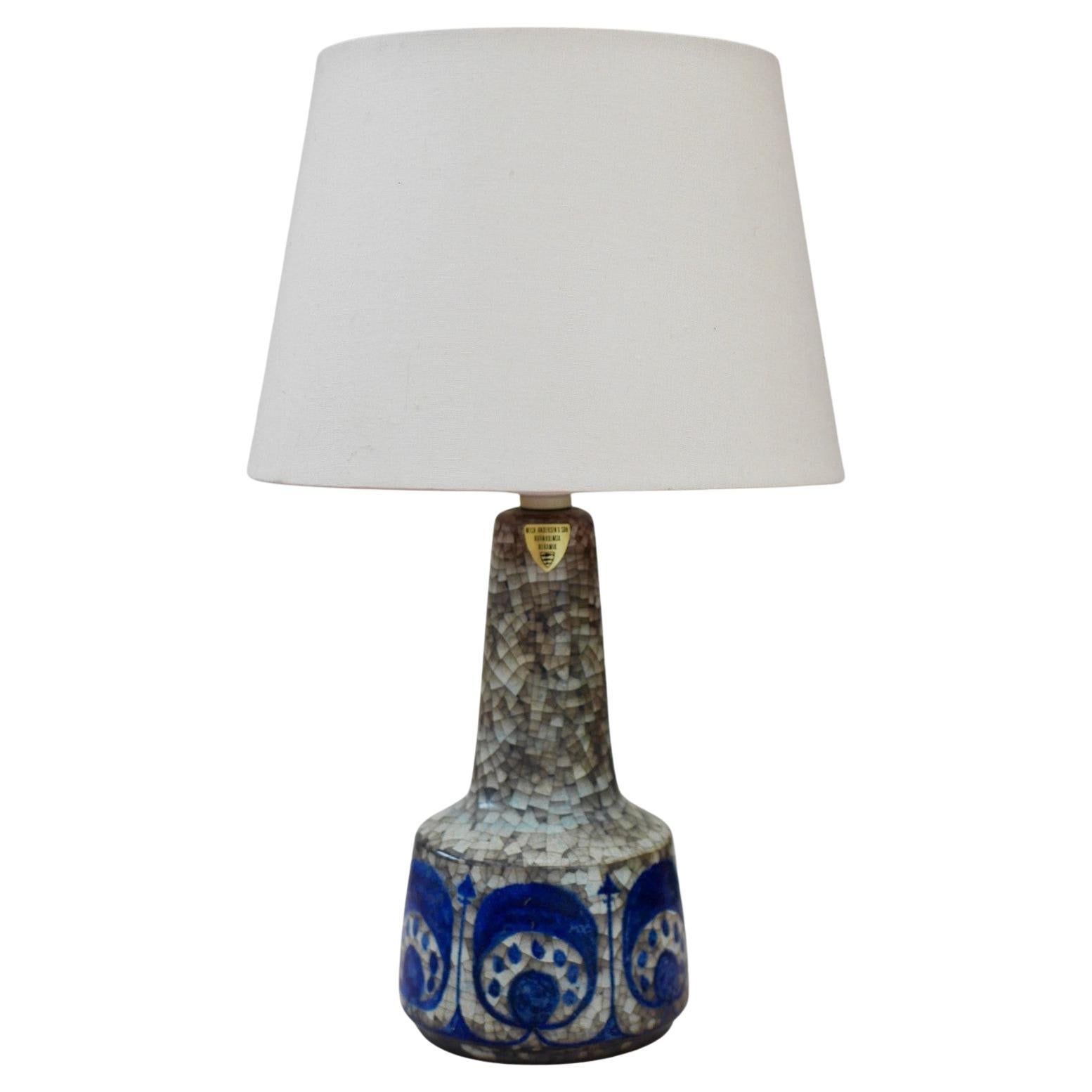 Marianne Starck Mid-century Persia Glaze table lamp from M. Andersen Denmark en venta