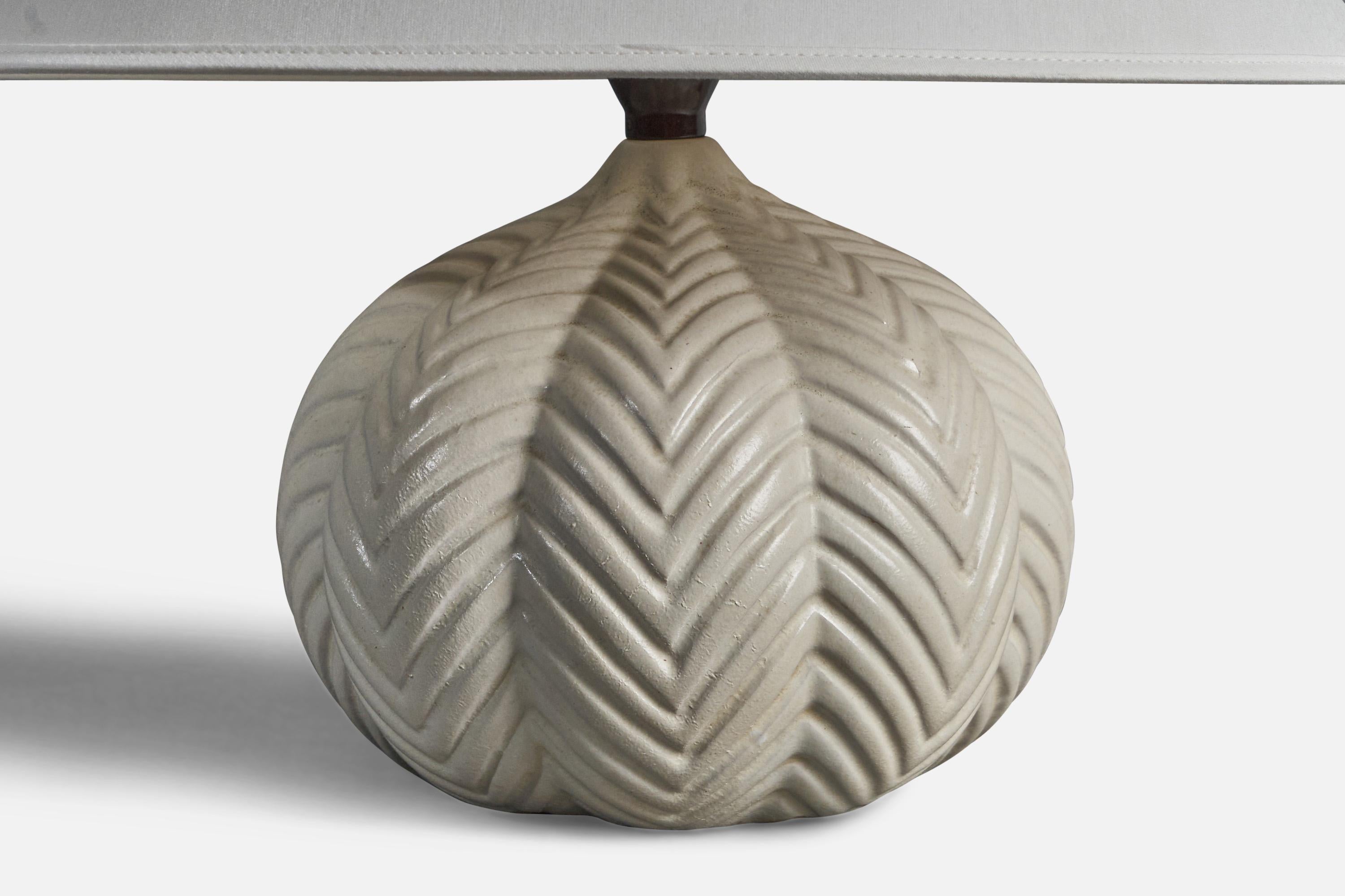 Mid-Century Modern Marianne Starck, Table Lamp, Stoneware, Denmark, 1960s For Sale