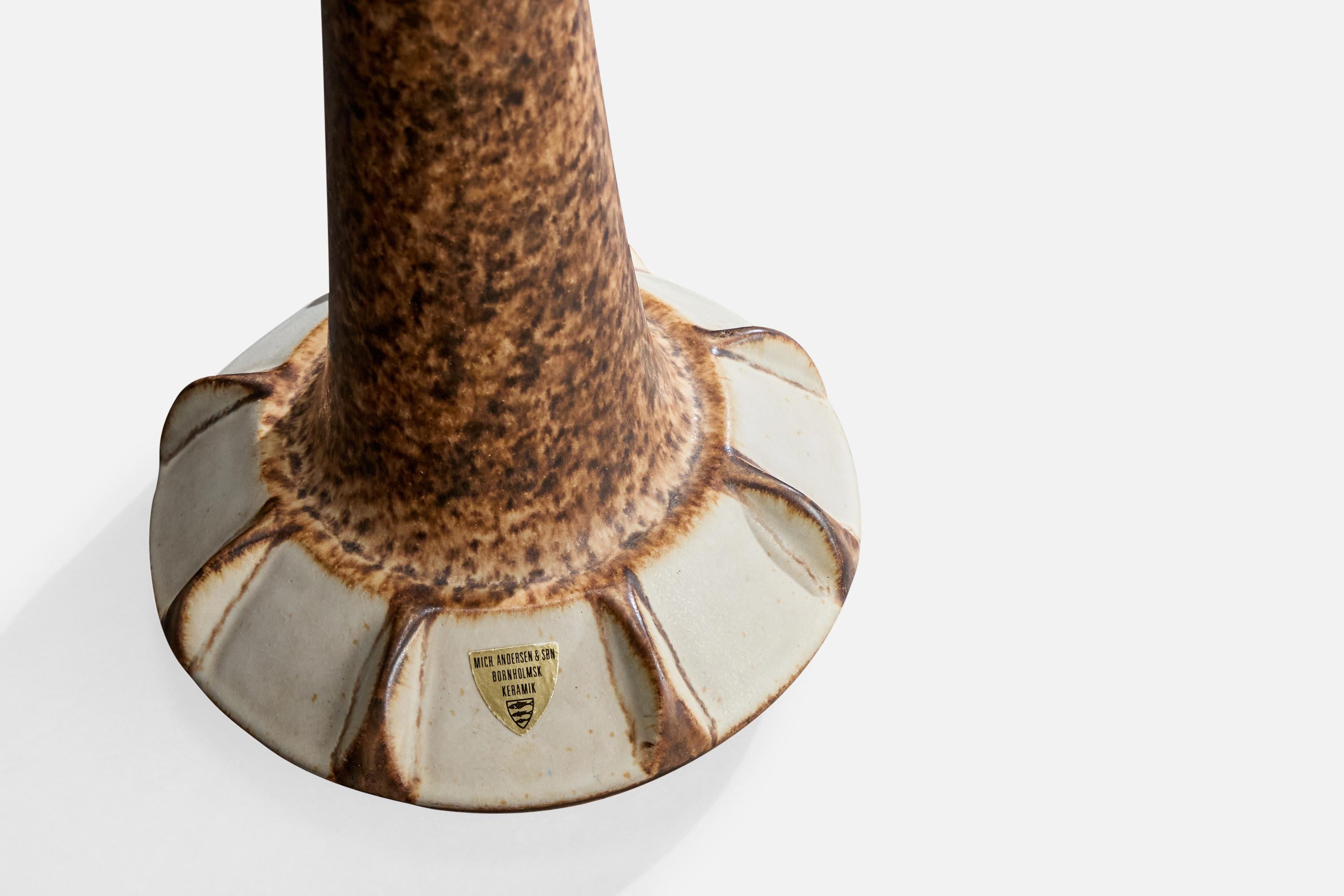 Danish Marianne Starck, Table Lamp, Stoneware, Denmark, 1960s For Sale