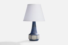 Marianne Starck, Table Lamp, Stoneware, Fabric, Denmark, 1960s
