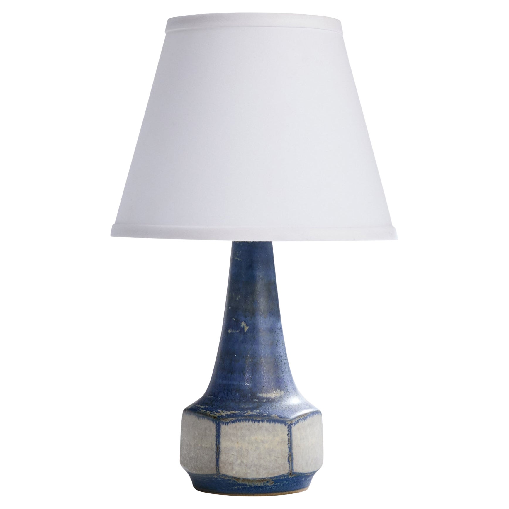 Marianne Starck, Table Lamp, Stoneware, Fabric, Denmark, 1960s