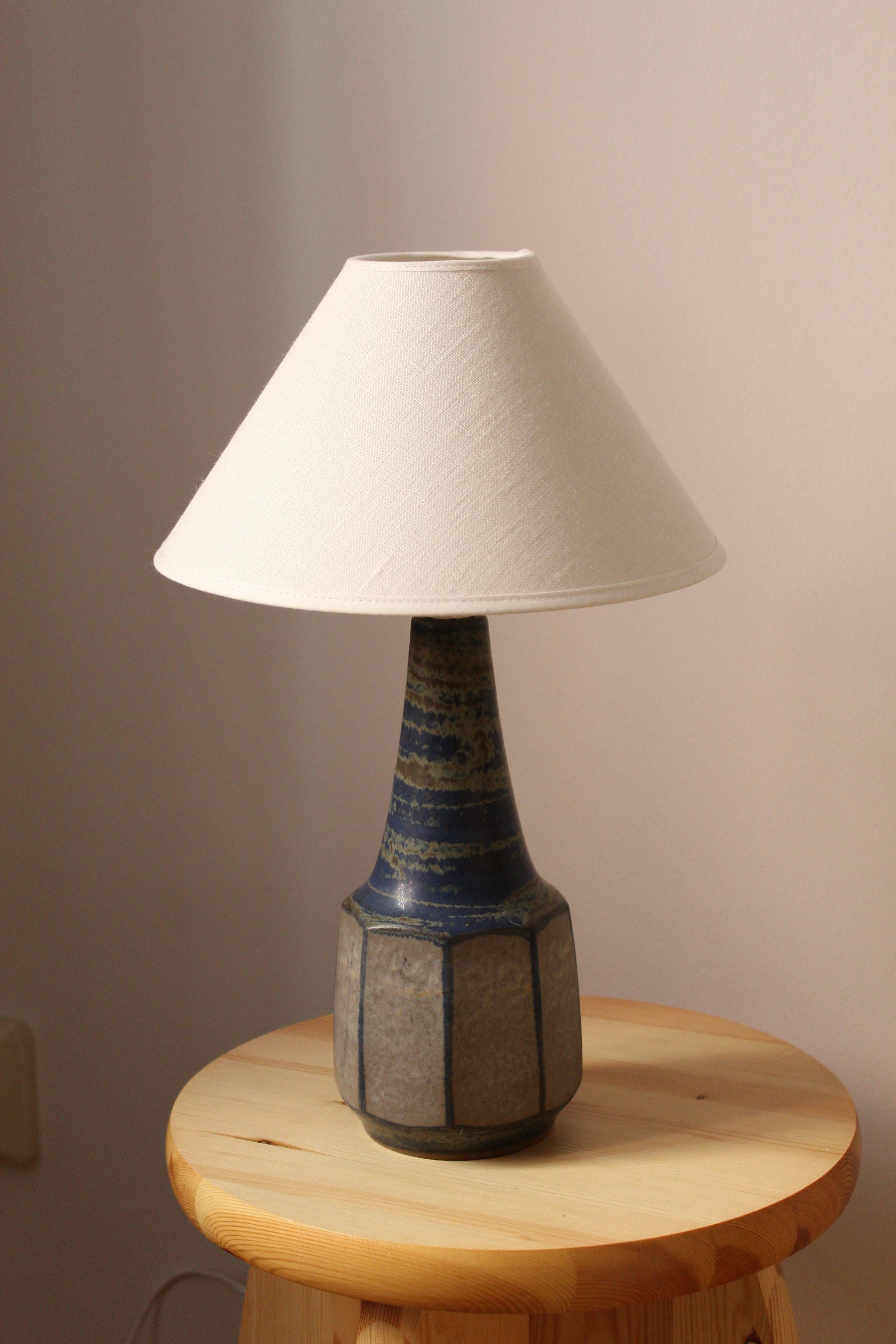 Mid-Century Modern Marianne Starck, Table Lamp, Stoneware, Michael Andersen, Denmark, 1960s