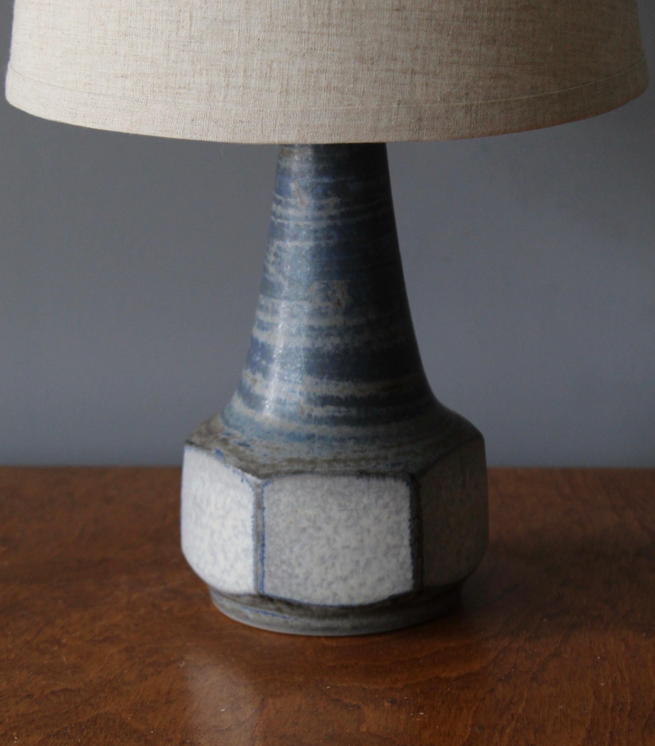 Mid-Century Modern Marianne Starck, Table Lamp, Stoneware, Michael Andersen, Denmark, 1960s