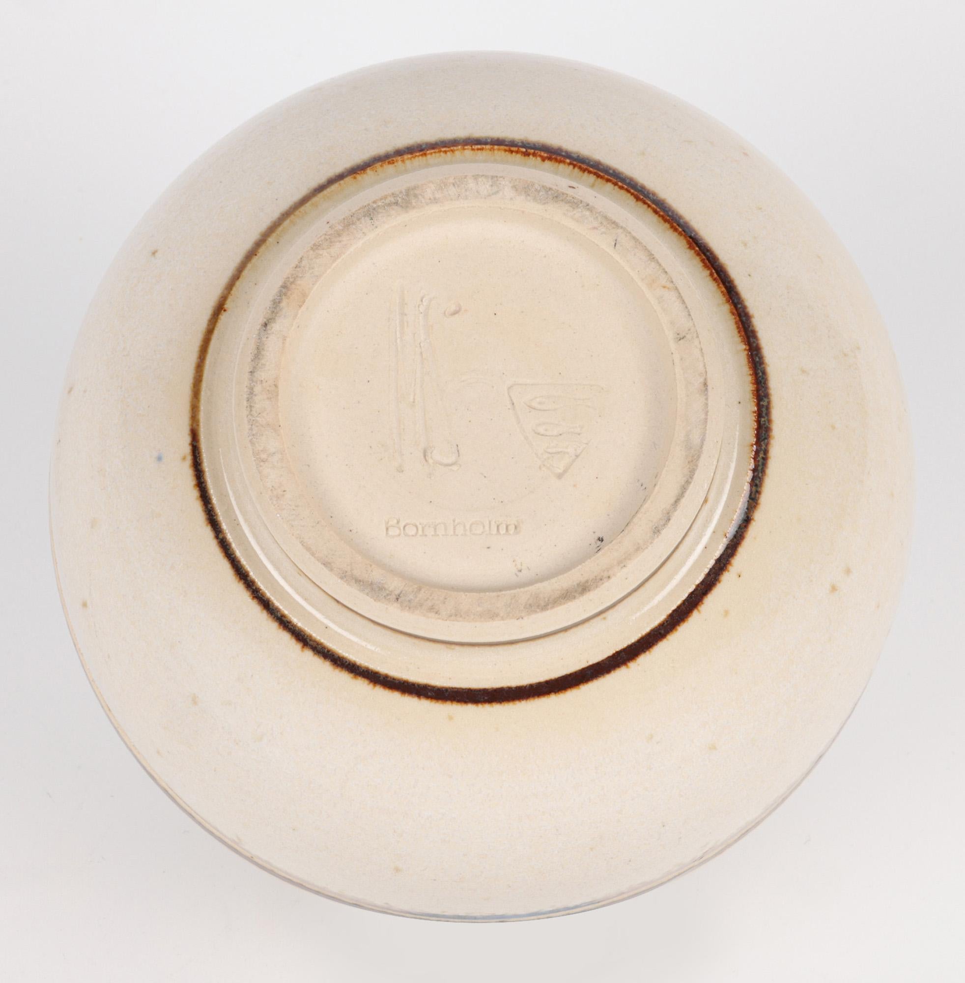 Marianne Stark For Michael Andersen Danish Studio Pottery Lidded Pot For Sale 7
