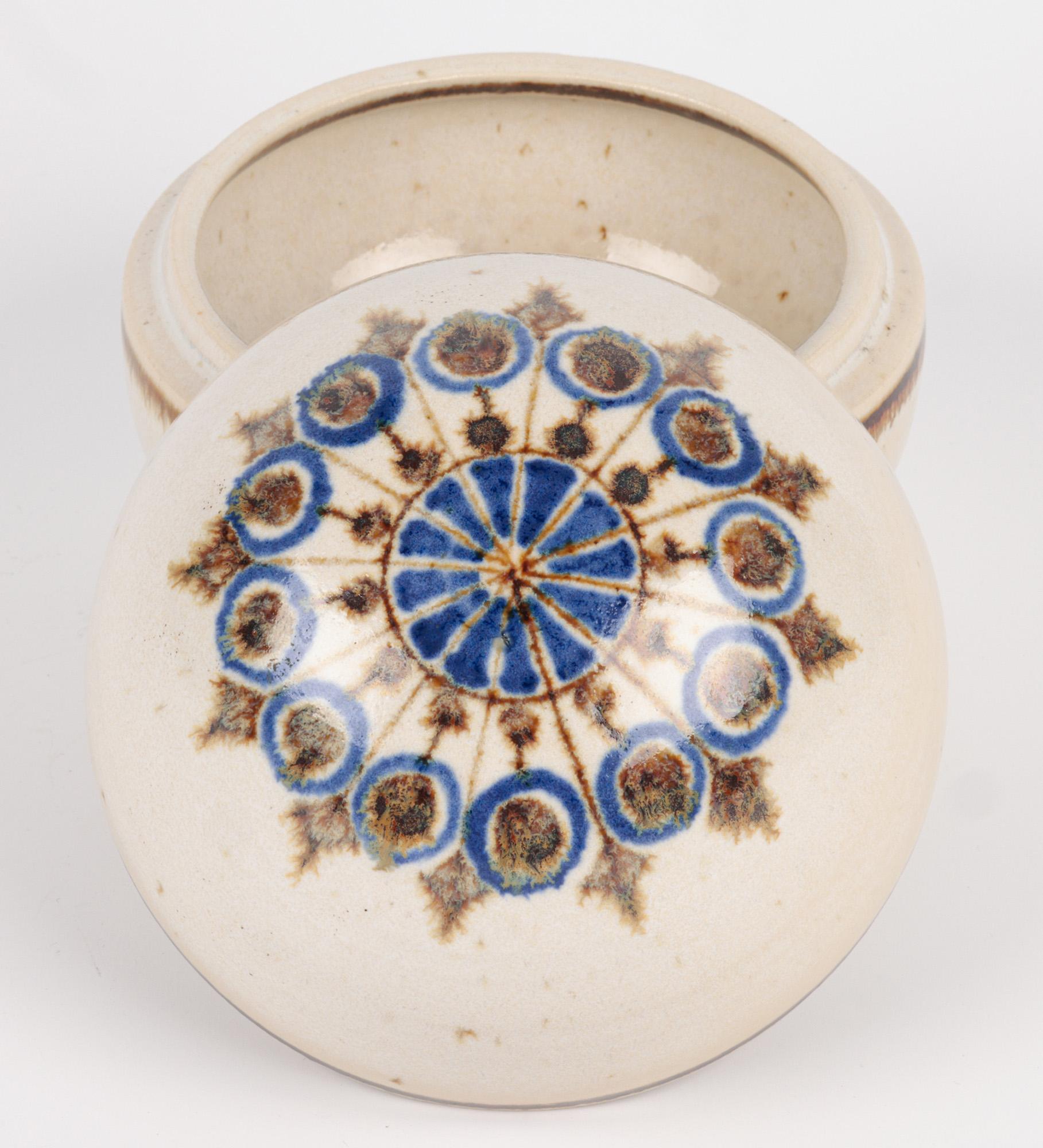Marianne Stark For Michael Andersen Danish Studio Pottery Lidded Pot For Sale 8