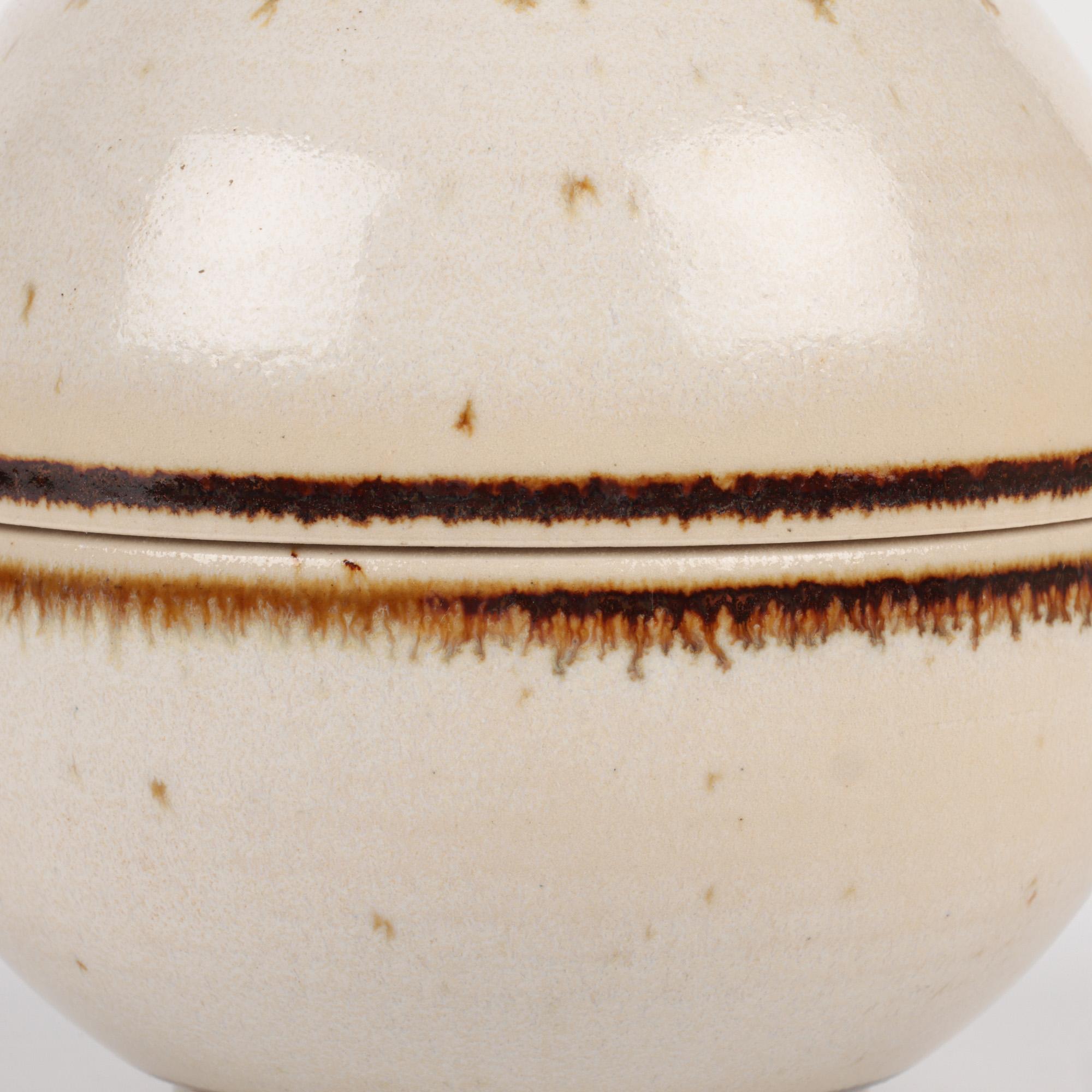 Marianne Stark For Michael Andersen Danish Studio Pottery Lidded Pot For Sale 10