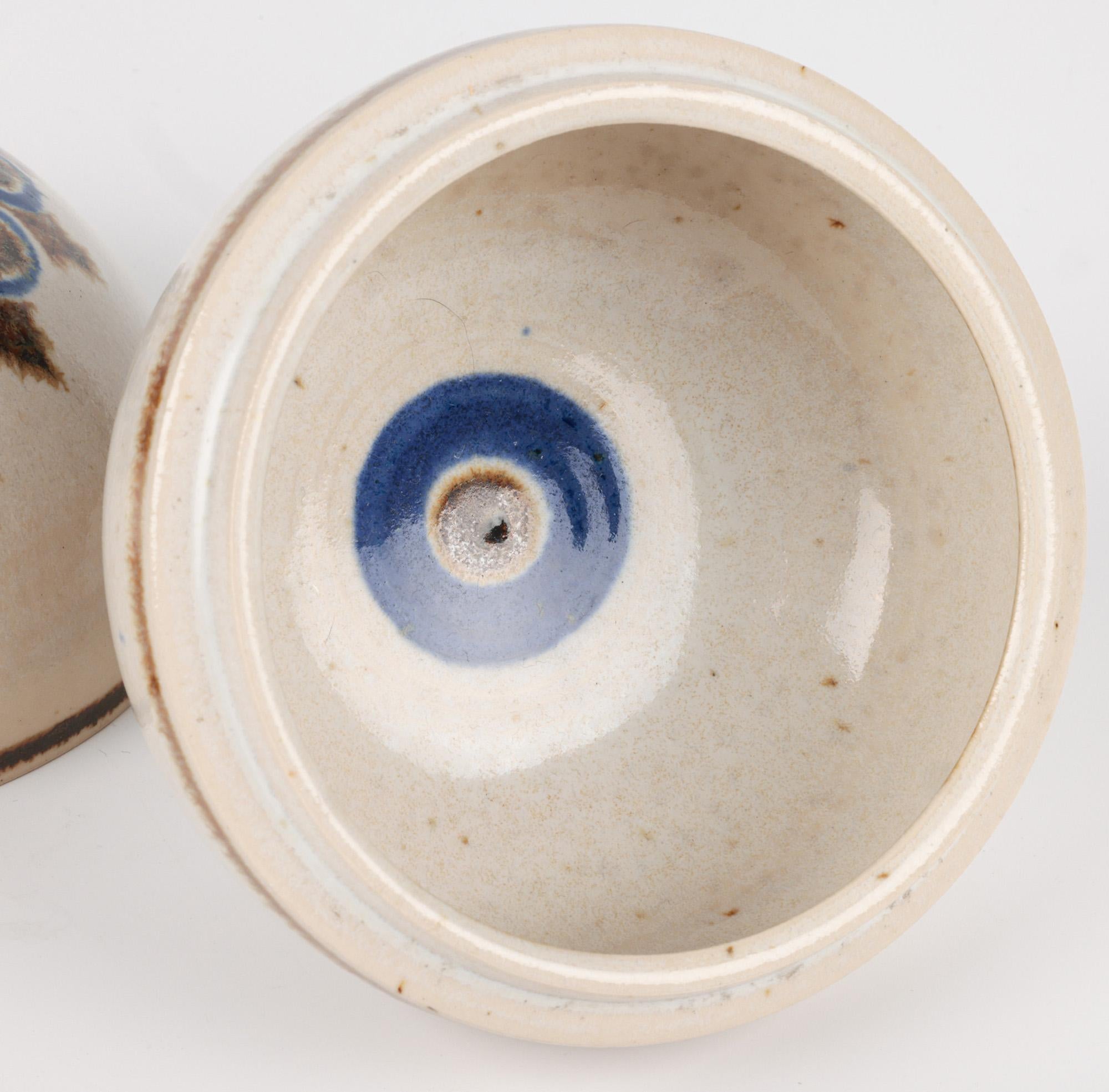 Ceramic Marianne Stark For Michael Andersen Danish Studio Pottery Lidded Pot For Sale