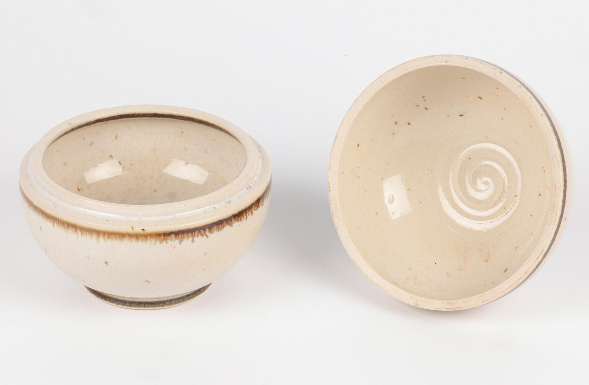 Marianne Stark For Michael Andersen Danish Studio Pottery Lidded Pot For Sale 1