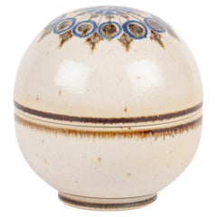 Marianne Stark For Michael Andersen Danish Studio Pottery Pot à couvercle