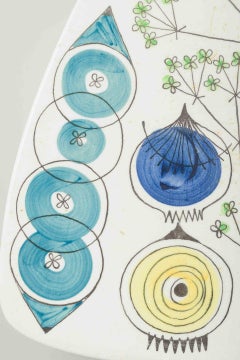 Marianne Westman für Rörstrand. Schneidebrett aus Steingut. Die Picknick-Serie.