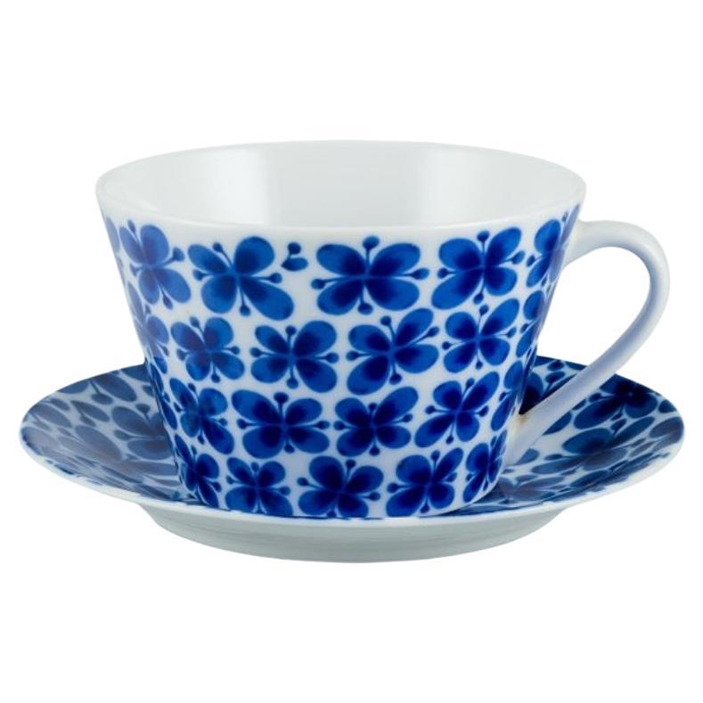 Marianne Westman for Rörstrand. Large "Mon Amie" breakfast cup and saucer.