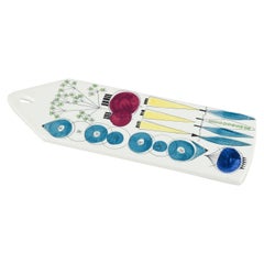 Vintage Marianne Westman for Rörstrand. Large "Picknick" cheese board in ceramic.