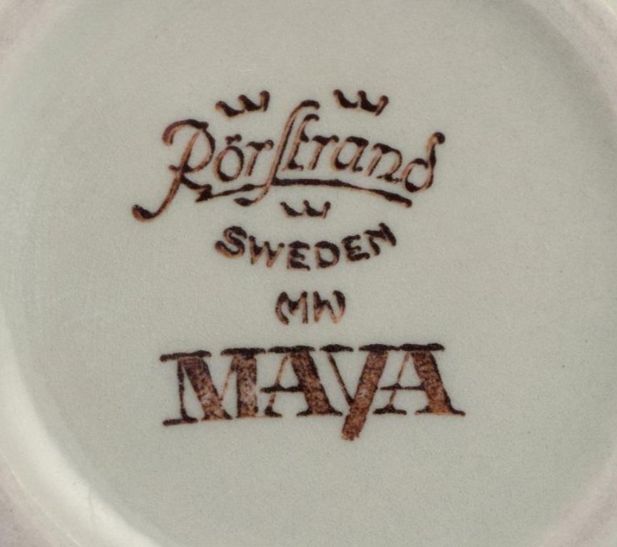 Céramique Marianne Westman pour Rörstrand. « Maya », une théière et un crémier.  en vente