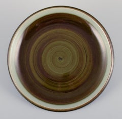 Marianne Westman for Rörstrand. Set of six "Maya" stoneware dinner plates.