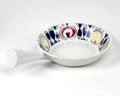 Marianne Westman, Rörstrand 'Pomona' no.13 ceramic pan with handle, Sweden, 1957