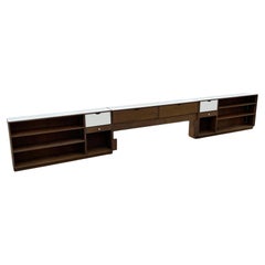 Marianne Willisch Testiera king size personalizzata con comodini/librerie