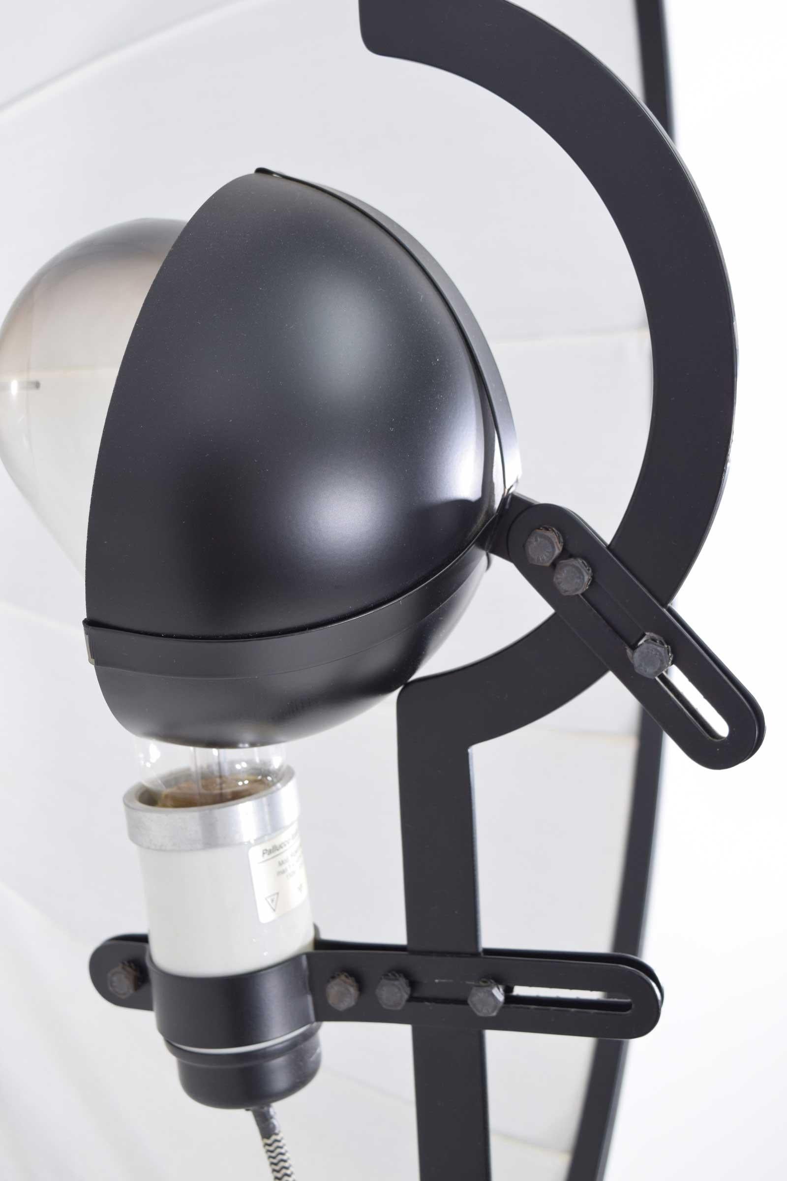 italien Mariano Fortuny pour Palluco Italia, lampe de photographe en noir d'origine en vente