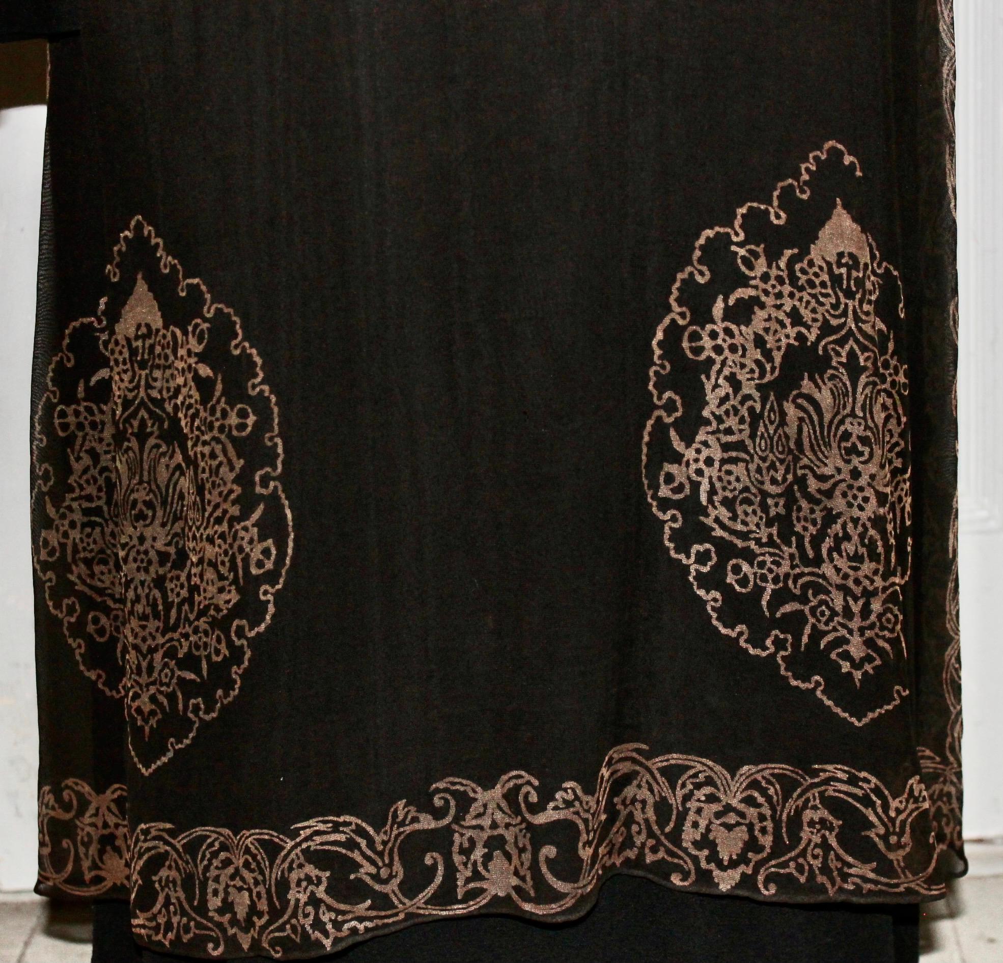 Mariano Fortuny Gauze Sleeveless Coat Vest For Sale 3