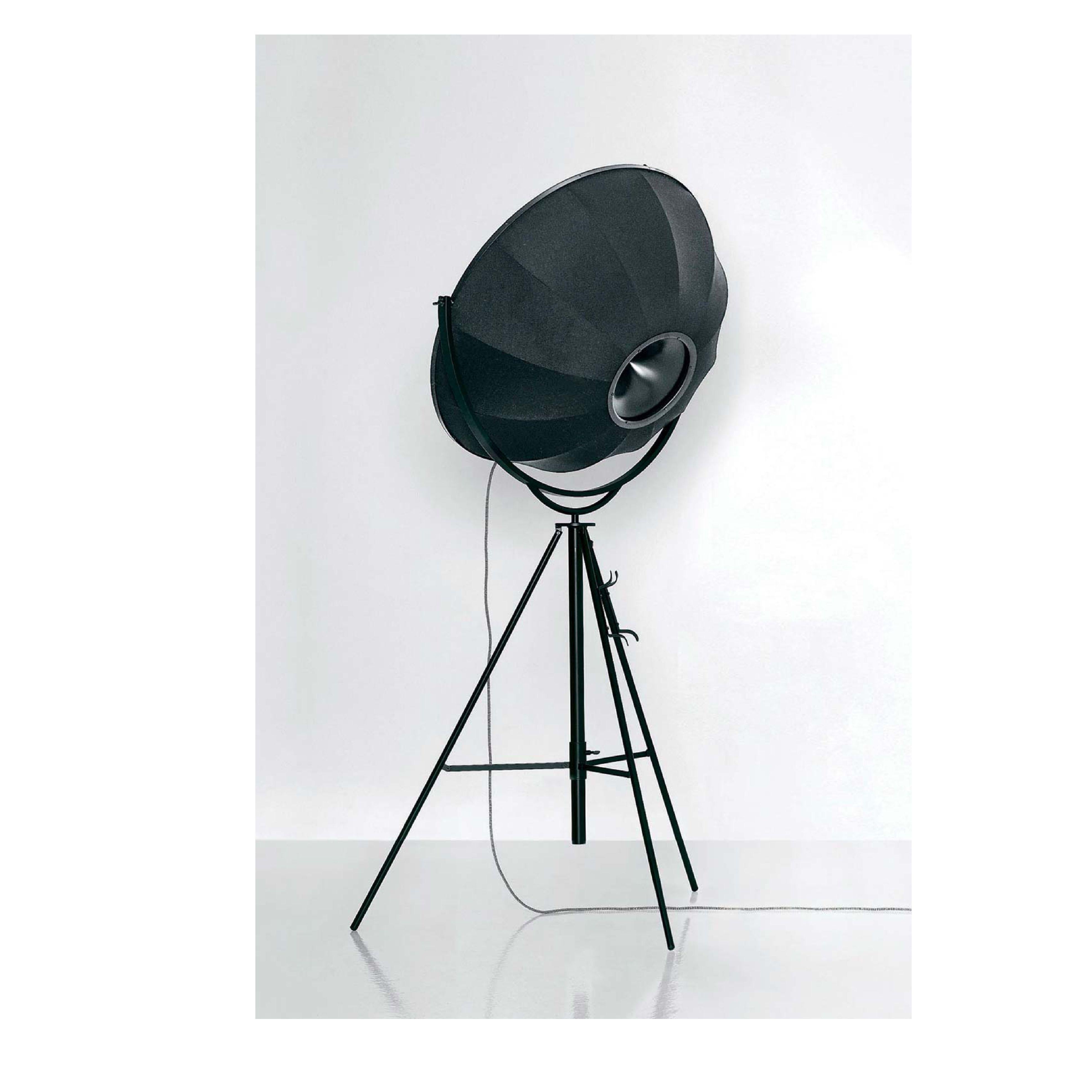 Mariano Fortuny y Madrazo 1907 Classic Black, Nera, Modern Floor Lamp, Pallucco In Good Condition In Brooklyn, NY
