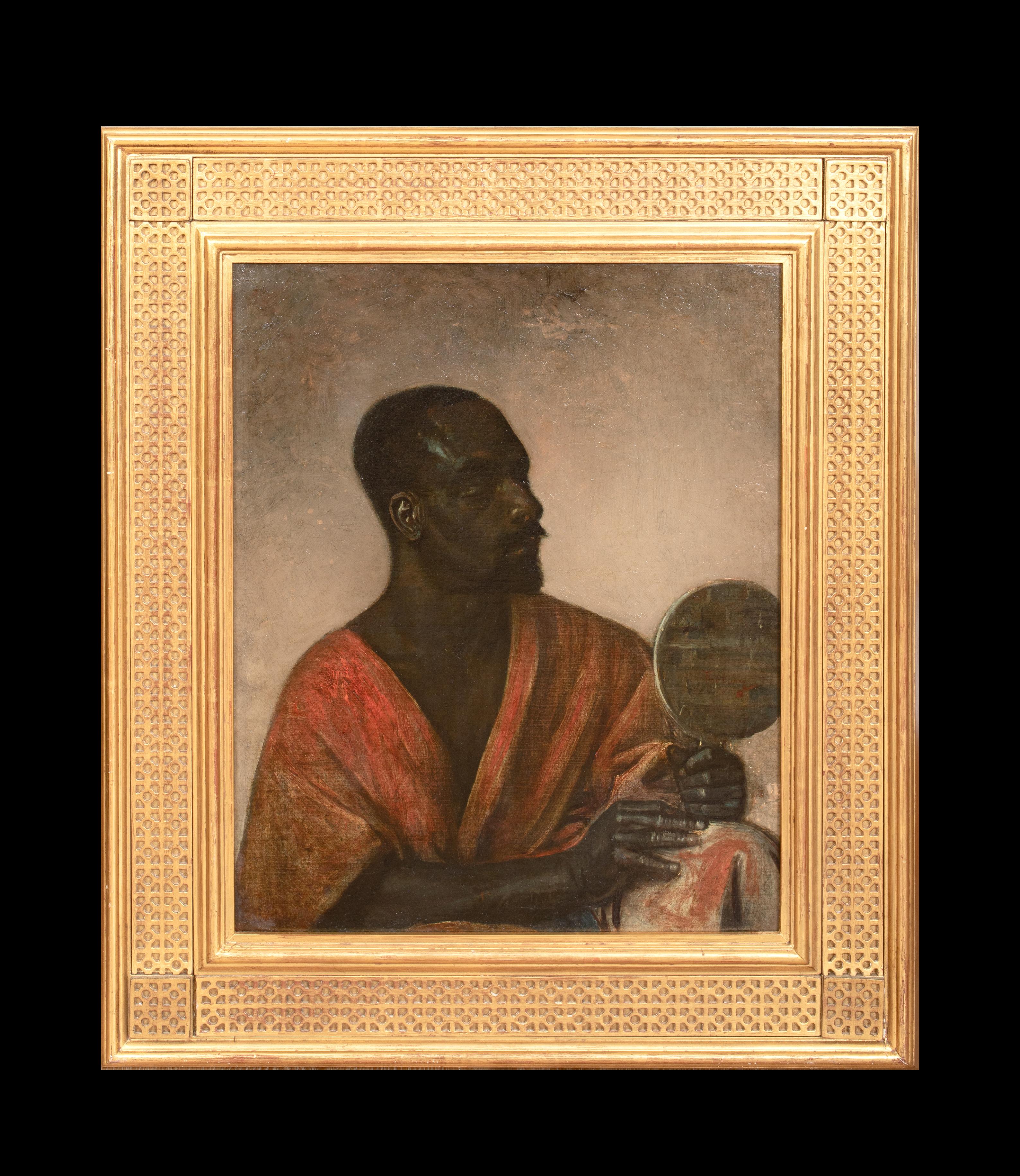 The Moors Reflection, 19th Century - Painting by Mariano Fortuny Y Marsal