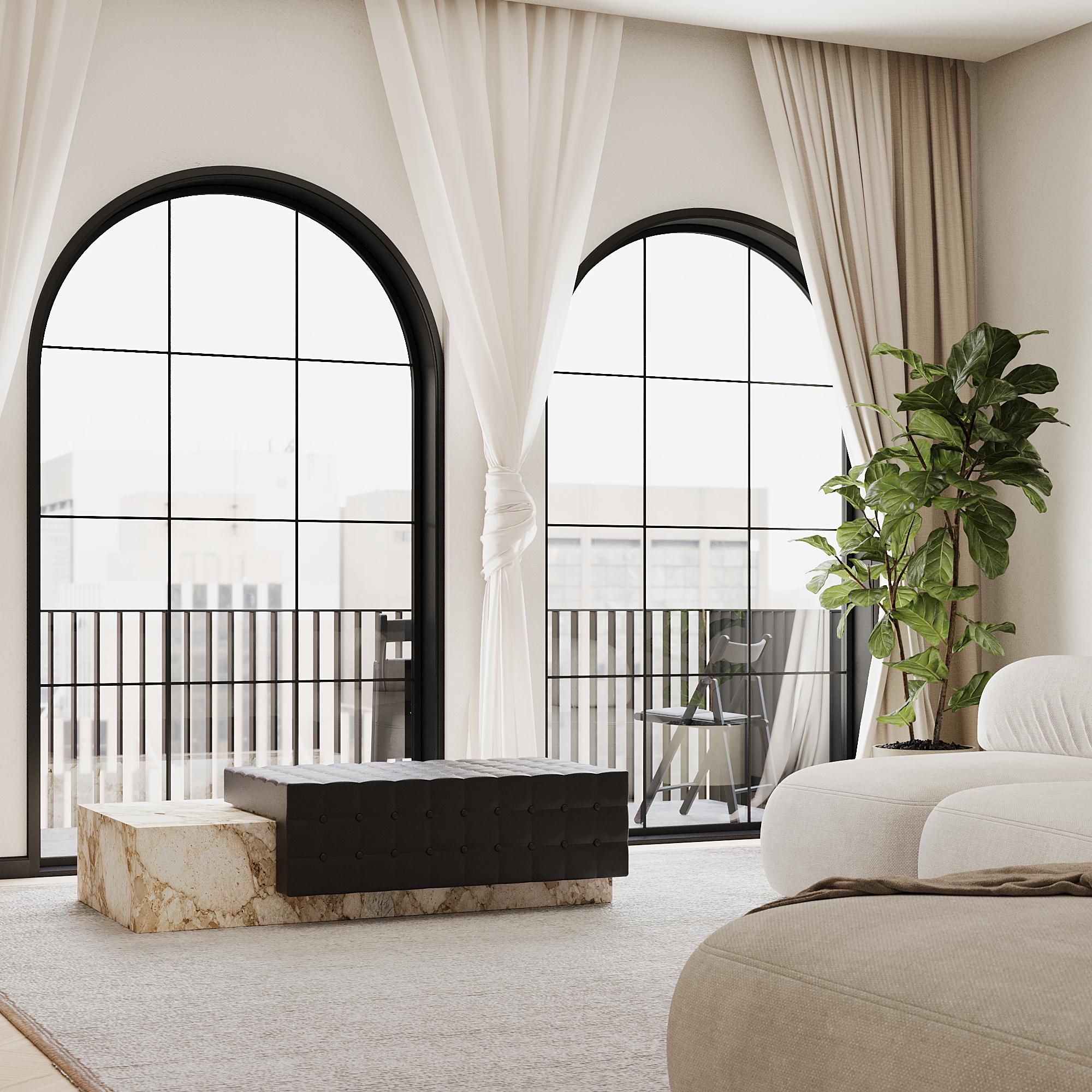 Maribo - Chaise in marmo trapuntata - Black Eagle in vendita 1