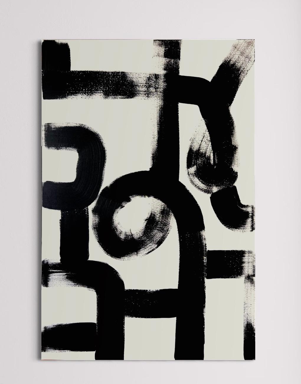  Marichka Shkuro Abstract Painting - "Geometric dance - Day"