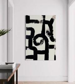 Limited Distribution (Action Required), Abstract, Acrylic on Canvas