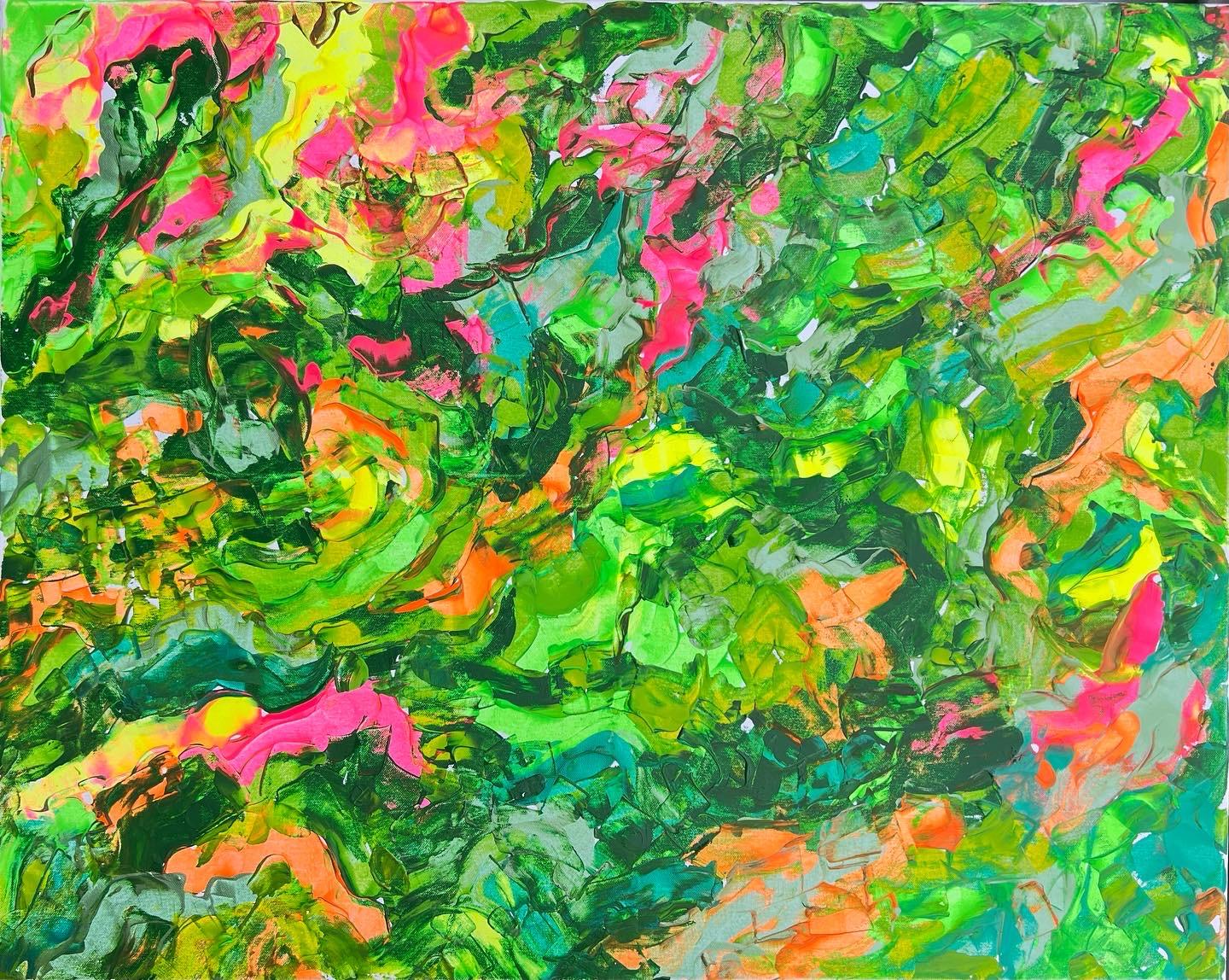Marichka Shkuro Abstract Painting - Jungle
