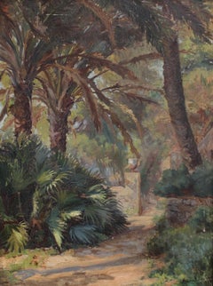 'Secret Garden Entrance' by Marie-Anne Nivoulies de Pierrefort, Oil Landscape