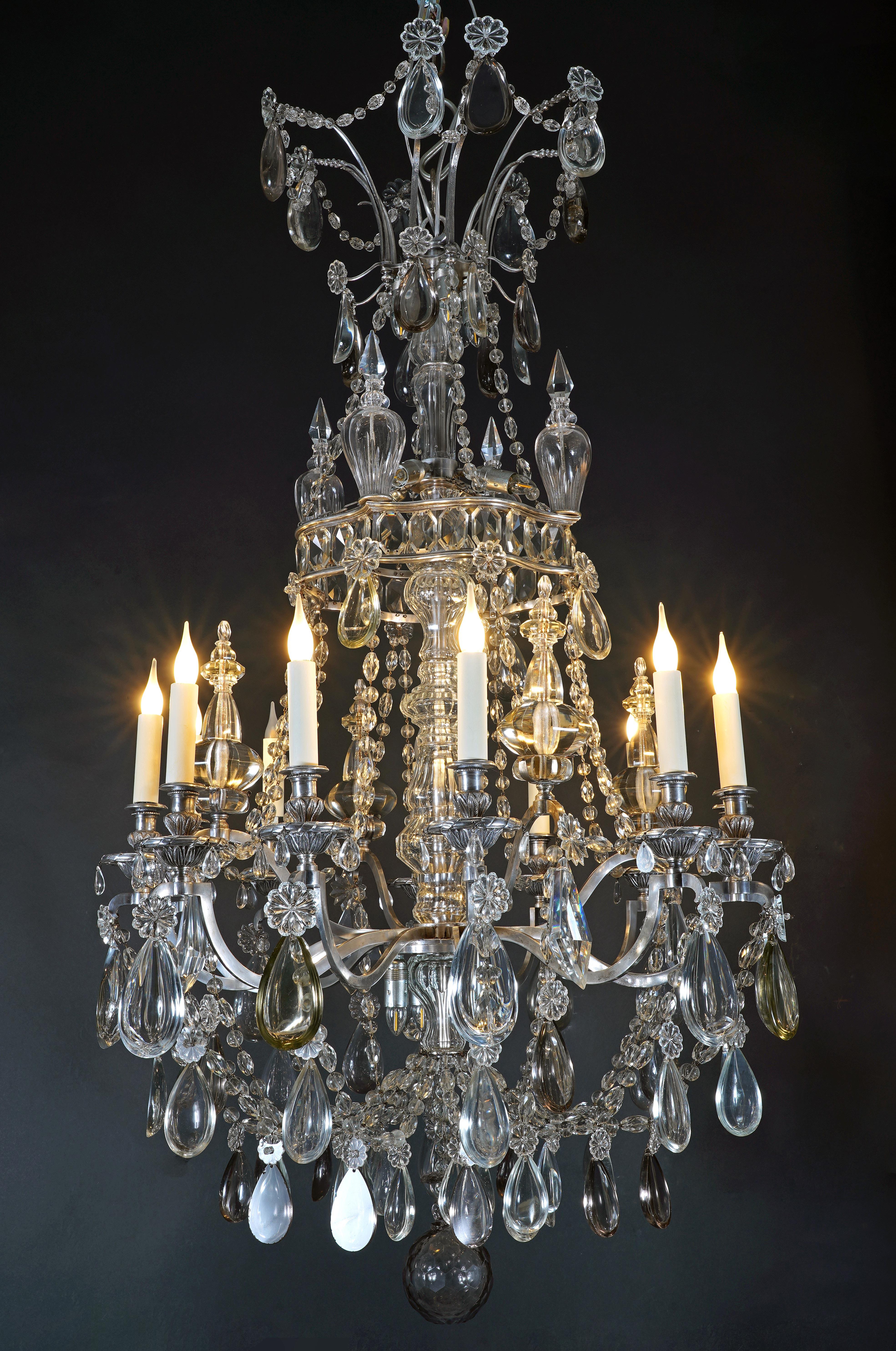 Francese Lampadario di cristallo Baccarat 