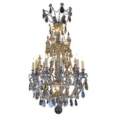 "Marie-Antoinette" Baccarat Crystal Chandelier, France, circa 1870