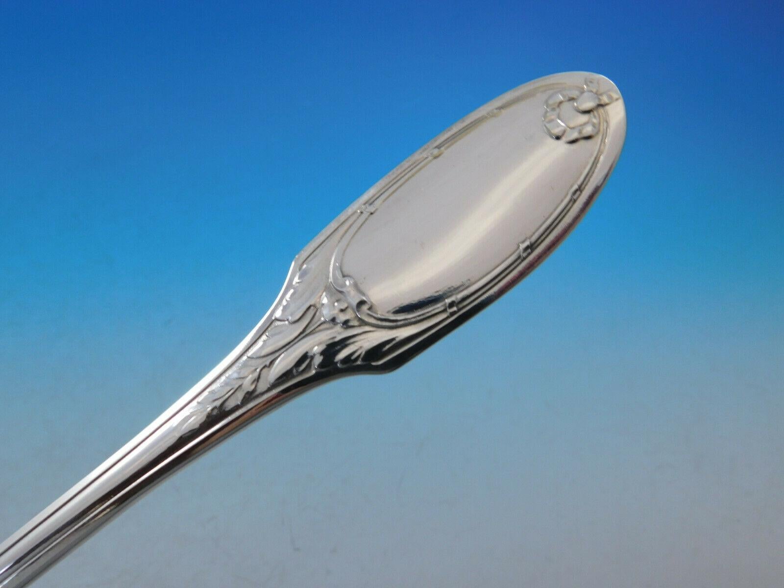 With a dedication to perfection and quality, Christofle flatware creations unite craftsmanship and modern technique, resulting in flatware to be handed down through generations. 

Marie Antoinette by Christofle France silver plate flatware set